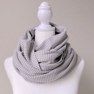 Lululemon Vinyasa Scarf Hyper Stripe Heathered Slate Excellent used condition